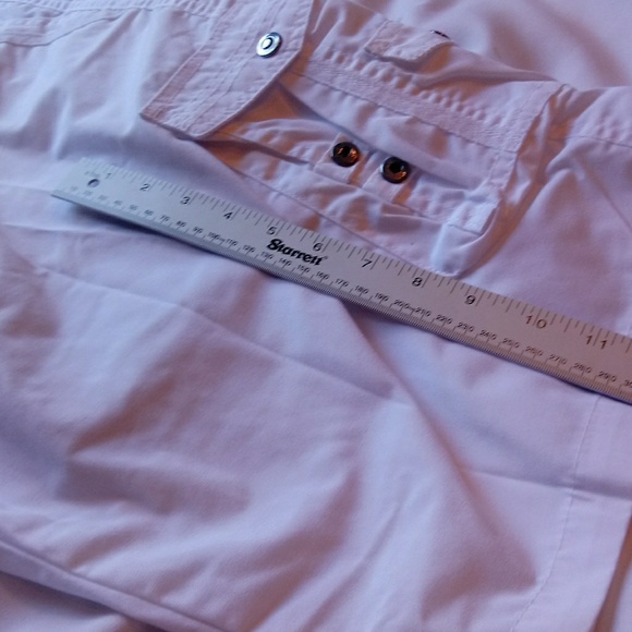 ⬇️ White Belted Cargo Shorts Size 40 - Picture 6 of 8